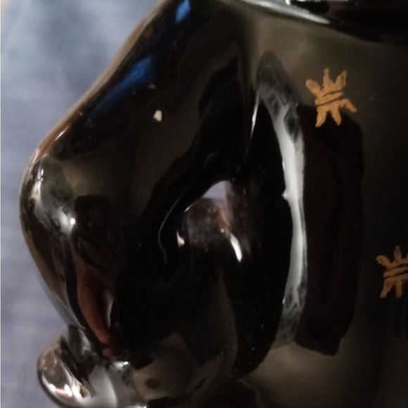 Vintage Kreiss Asian Oriental Hand Painted Ceramic Figurine - Picture 6 of 6